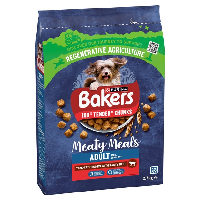 Bakers beef dry dog food 2.7kg - British product