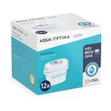 Aqua Optima Evolve+ water filter cartridges 12 pack - British product