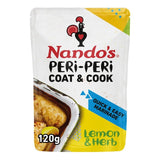 Nando's Lemon & Herb Peri Peri Marinade 120g, imported from the UK