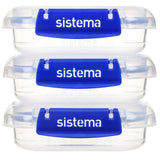 Sistema Klip It Plus 3 Pack Food Storage Containers 180ml