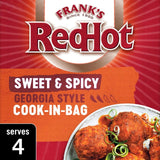 Frank's RedHot Sweet & Spicy Georgia Style Cook-In-Bag Seasoning 25g - British product
