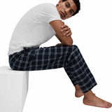 M&S Mens Cotton Checked Pyjama Bottoms XL, imported from the UK