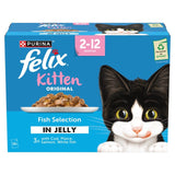Felix Original Kitten Fish Selection in Jelly Wet Cat Food 12 x 85g
