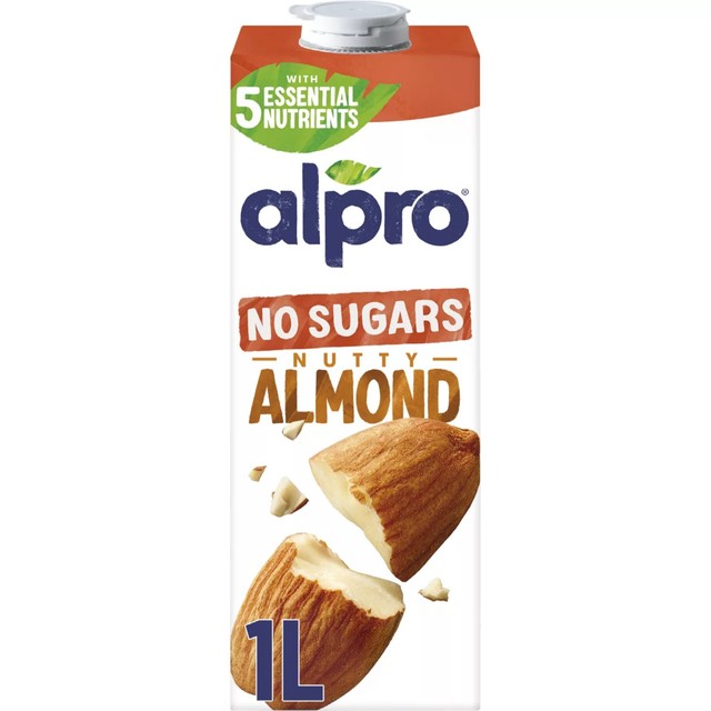 Alpro Almond No Sugar Dairy-Free Drink 1L - British product
