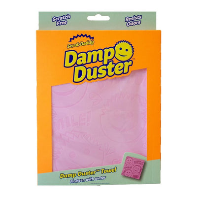 Scrub Daddy Damp Duster Towel Pink Cleaning Cloth