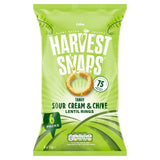 Seabrook Harvest Snaps lentil ring snacks sour cream and chive 6 x 17g, UK version
