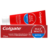 Colgate Max White Optic Whitening Toothpaste 75ml - British product