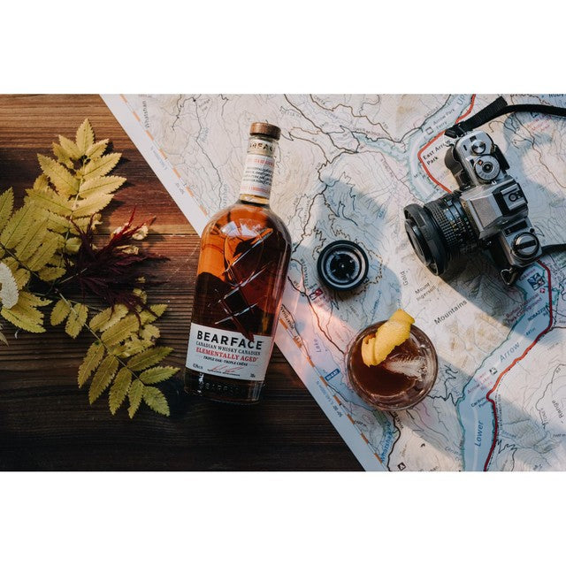 Bearface Triple Oak Elementally Aged Canadian Whisky 70cl - British product