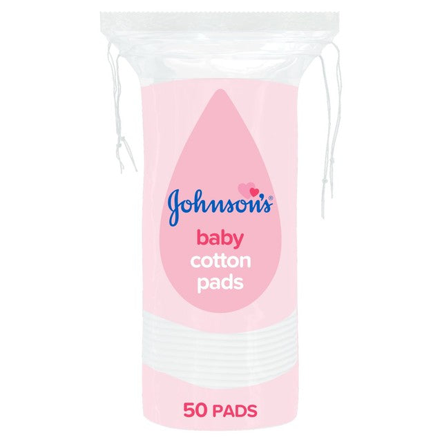 Johnson's Baby Cotton Pads 50 Pads, UK version