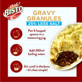 Bisto reduced salt gravy granules 300g - British product