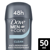 Dove Men+Care Clean Comfort Anti-Perspirant Stick 50ml