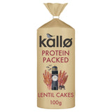 Kallo Protein Packed Lentil Cakes Gluten-Free Snack Cakes