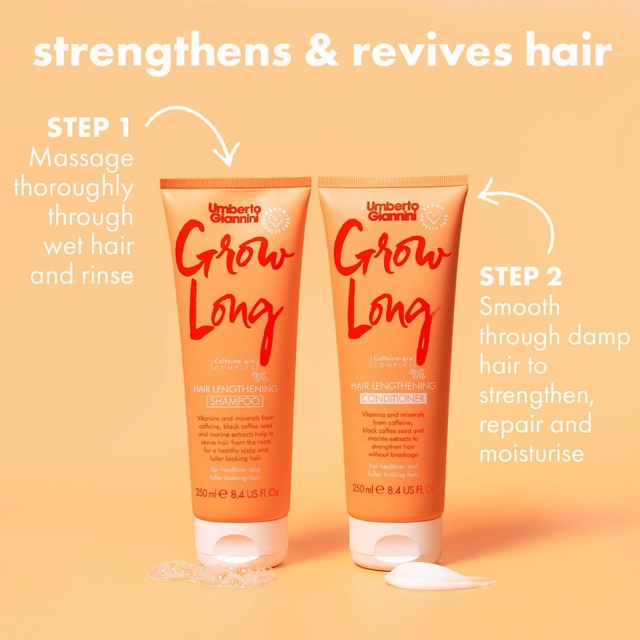 Umberto Giannini Grow Long Lengthening Conditioner 250ml (British brand)