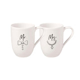 Villeroy & Boch Mr and Mrs Mug Set