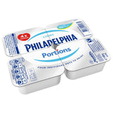 Philadelphia Light soft cheese 4x35g, imported from the UK