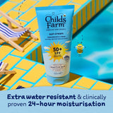 Childs Farm SPF 50+ Sun Cream 100ml - British product