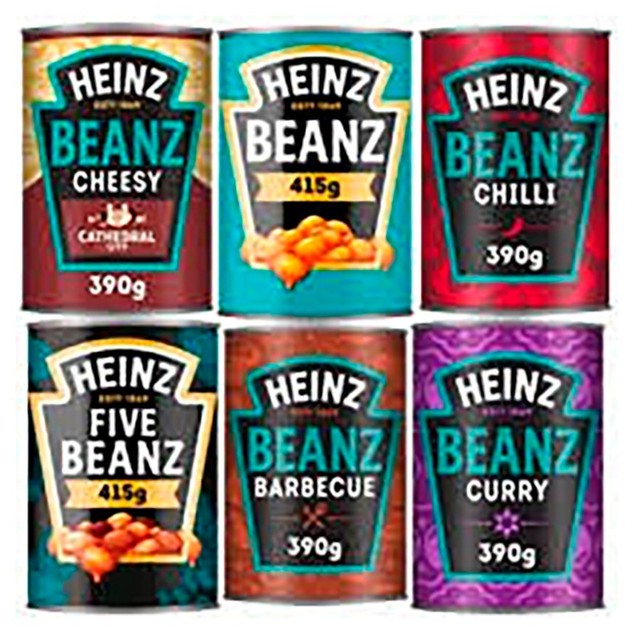 Heinz Mixed Baked Beans 415g, UK version