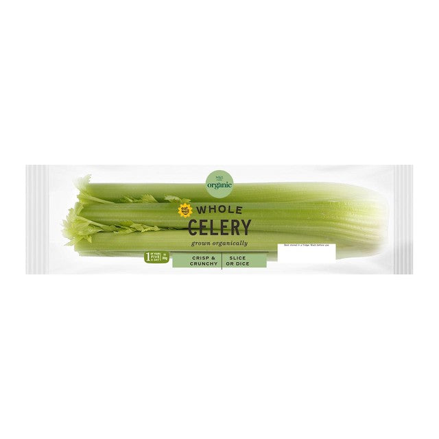 M&S Organic Celery 350g, imported from the UK