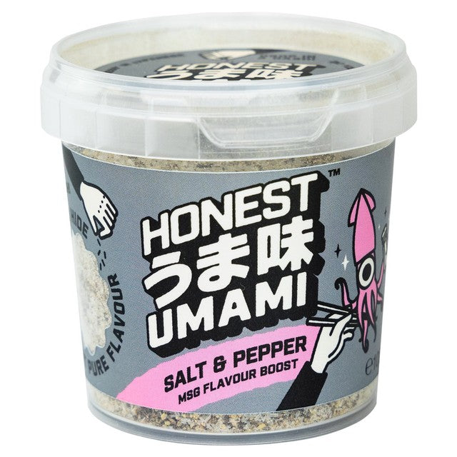 Honest Umami Salt & Pepper MSG flavour boost seasoning 100g, UK version