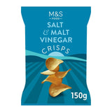 M&S Sea Salt & Malt Vinegar Potato Crisps 150g
