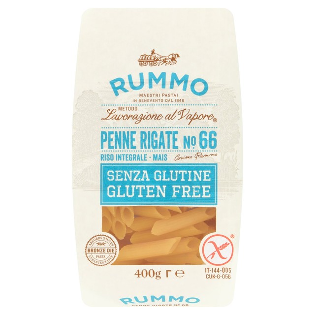 Rummo Gluten Free Fusilli Pasta 400g, imported from the UK