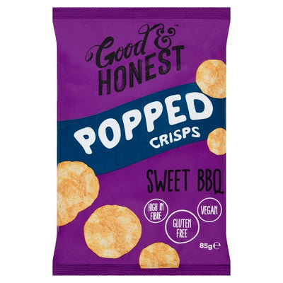 Good & Honest Popped Chips Sweet BBQ Soya & Potato Snack 85g