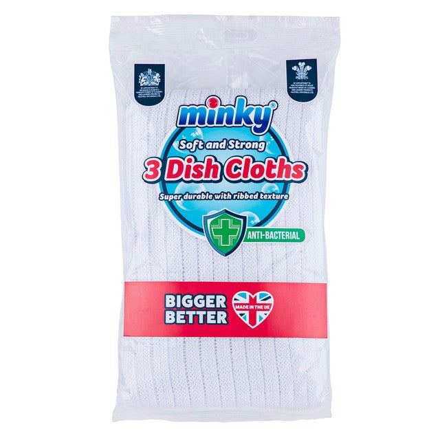Minky anti bacterial cleaning cloths, imported from the UK