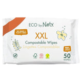 Naty Compostable XXL Baby Wipes 50pk