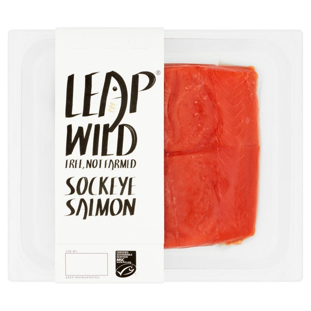 LEAP sockeye salmon fillets 220g, UK version