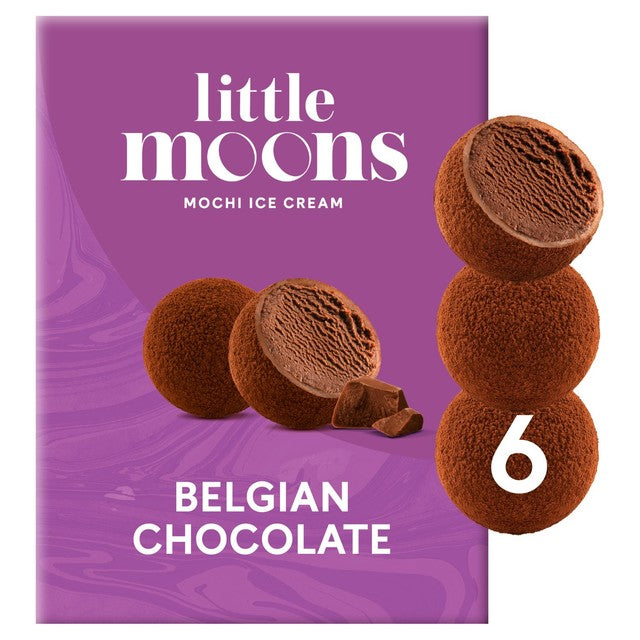 Little Moons vegan chocolate mochi ice cream 6x32g, UK version