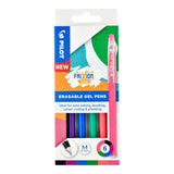 Pilot FriXion Ball Medium Line Eraser Pens Wallet Assorted 6pk