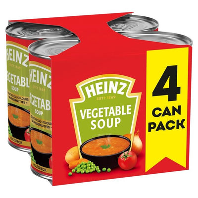 Heinz Vegetable Soup Canned Soup 4 x 400g