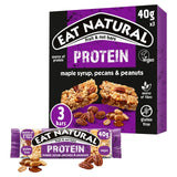 Eat Natural Maple Syrup, Pecan and Peanut Bars 3 x 40g