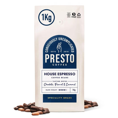 Presto House Espresso Speciality Coffee Beans 1kg