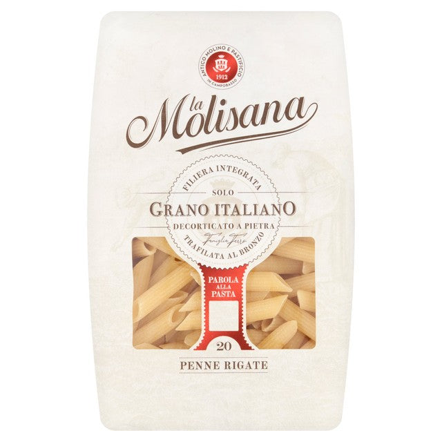 La Molisana penne rigate pasta 500g, UK version