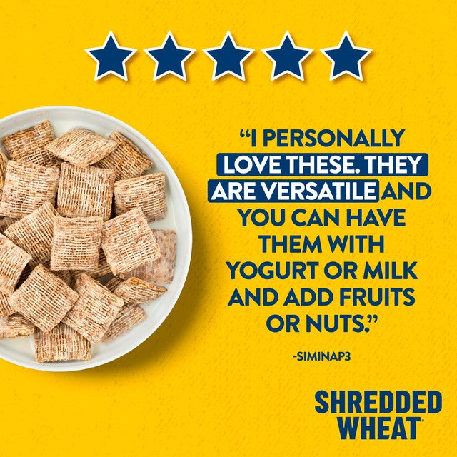 Nestle Shredded Wheat Bitesize cereal 370g (British brand)