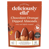 Deliciously Ella Chocolate Orange Dipped Almonds Vegan Snack 75g