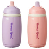 Tommee Tippee Insulated Active Spout Cup Purple/Pink toddler cup (British brand)
