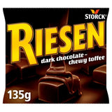 Riesen dark chocolate chewy toffee 135g, imported from the UK