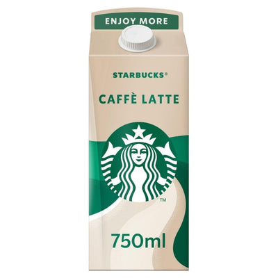 Starbucks Multiserve Caffe Latte Iced Coffee 750ml