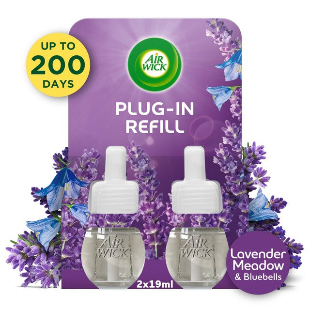 Airwick Purple Lavender Plug-In Twin Refill 2 x 19ml - British product