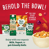 Yeo Valley berry & cherry granola cereal 360g, imported from the UK