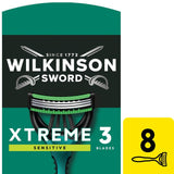 Wilkinson Sword Xtreme 3 Sensitive Men's Disposable Razors 8 Pack