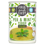 Free & Easy organic pea and mint soup 400g - British product
