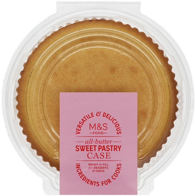 M&S all butter sweet pastry case 195g, imported from the UK