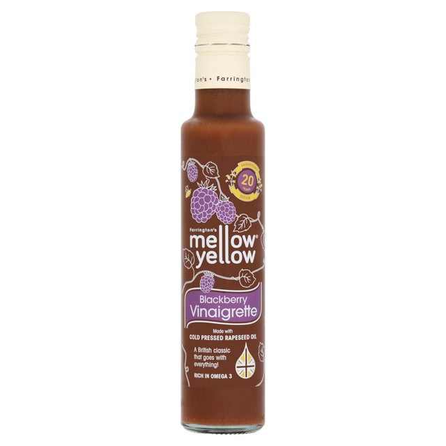 Farringtons Mellow Yellow blackberry vinaigrette 250ml - British product