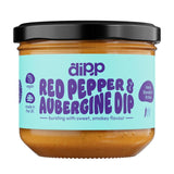 Dipp red pepper and aubergine dip 205g - British product