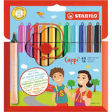Stabilo Cappi colouring pens 12 assorted colours (British brand)