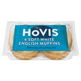 Hovis Soft White English Muffins 4 per pack
