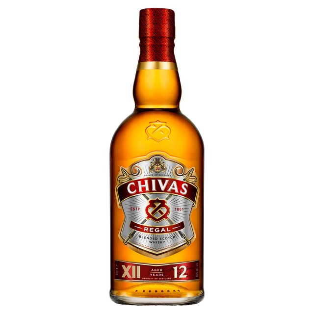 Chivas Regal 12 Year Old blended Scotch whisky 70cl - British product